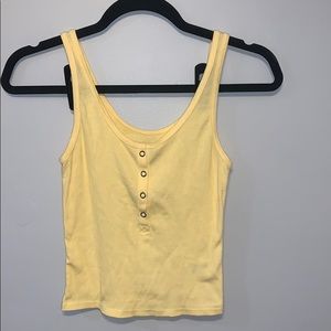 Pale yellow tank top
